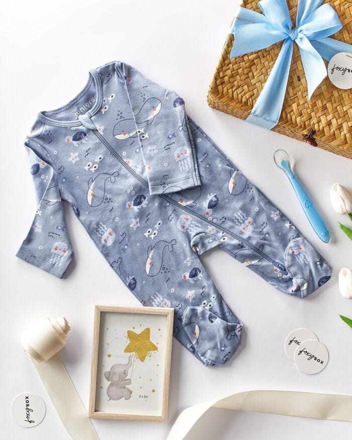 ⁦بوكس Hello Baby لحفظ الذكريات – هدية مميزة للمولود الجديد⁩ - الصورة ⁦2⁩