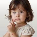 Kids Heart Chain Bracelet in 14K gold By Miss L