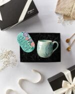 Blessed Home Welcome Gift Box -Mint Green Mug
