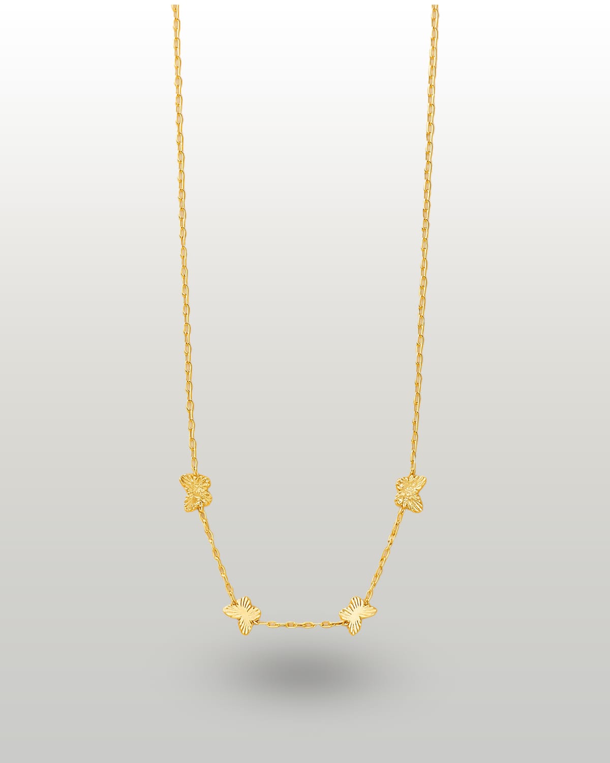 Circle Chain Necklace in 18K Gold- Miss L
