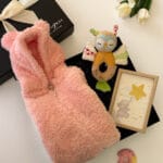 A soft and cozy Pink baby winter suit Gift Box