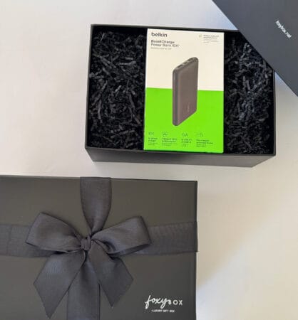 Belkin 10K Power Bank with USB-C 15W, Dual USB-A, 15cm USB-A to C Cable, Black