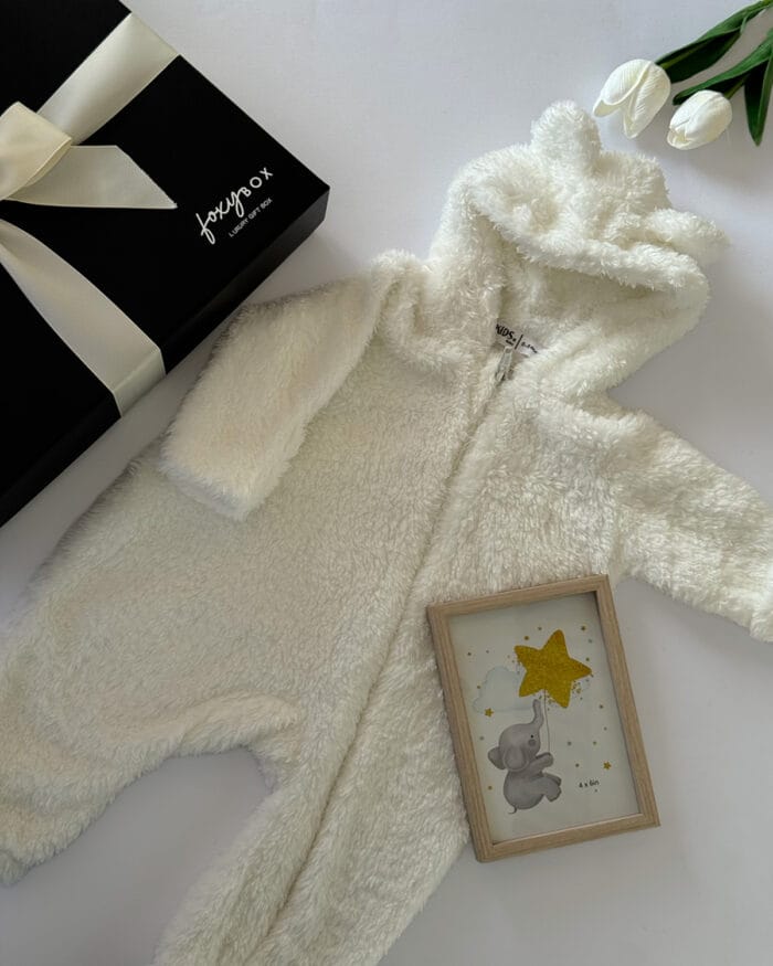 New Baby White Gift Box